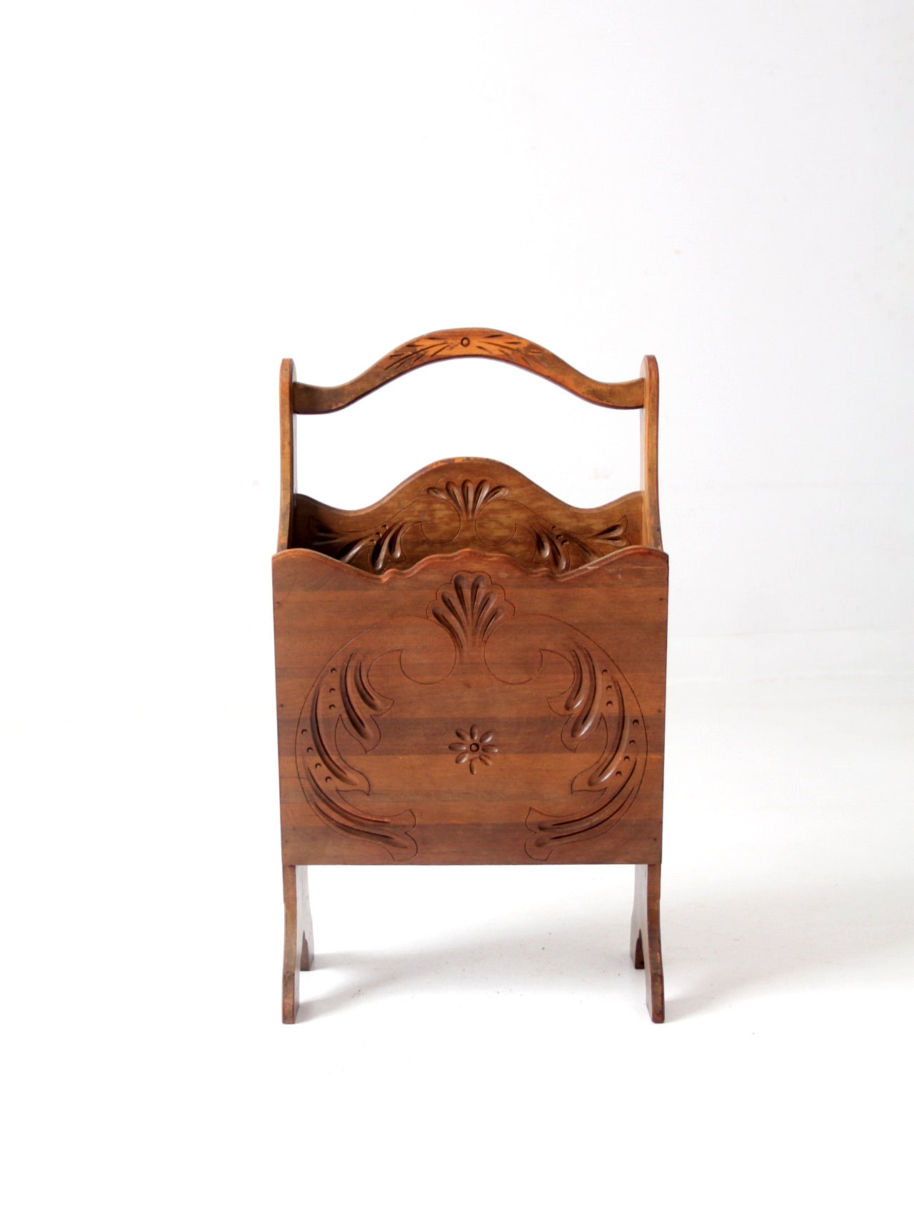 vintage magazine rack stand