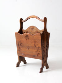 vintage magazine rack stand