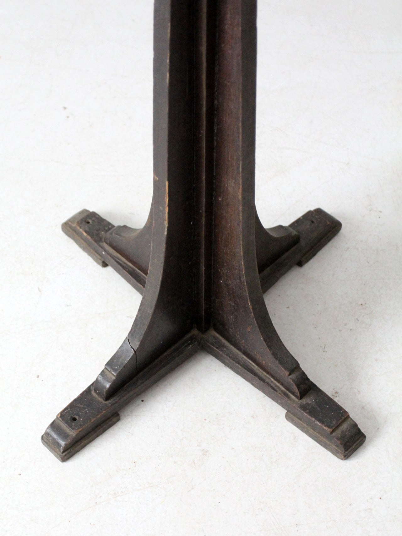 antique wooden coat rack