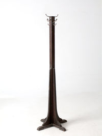 antique wooden coat rack