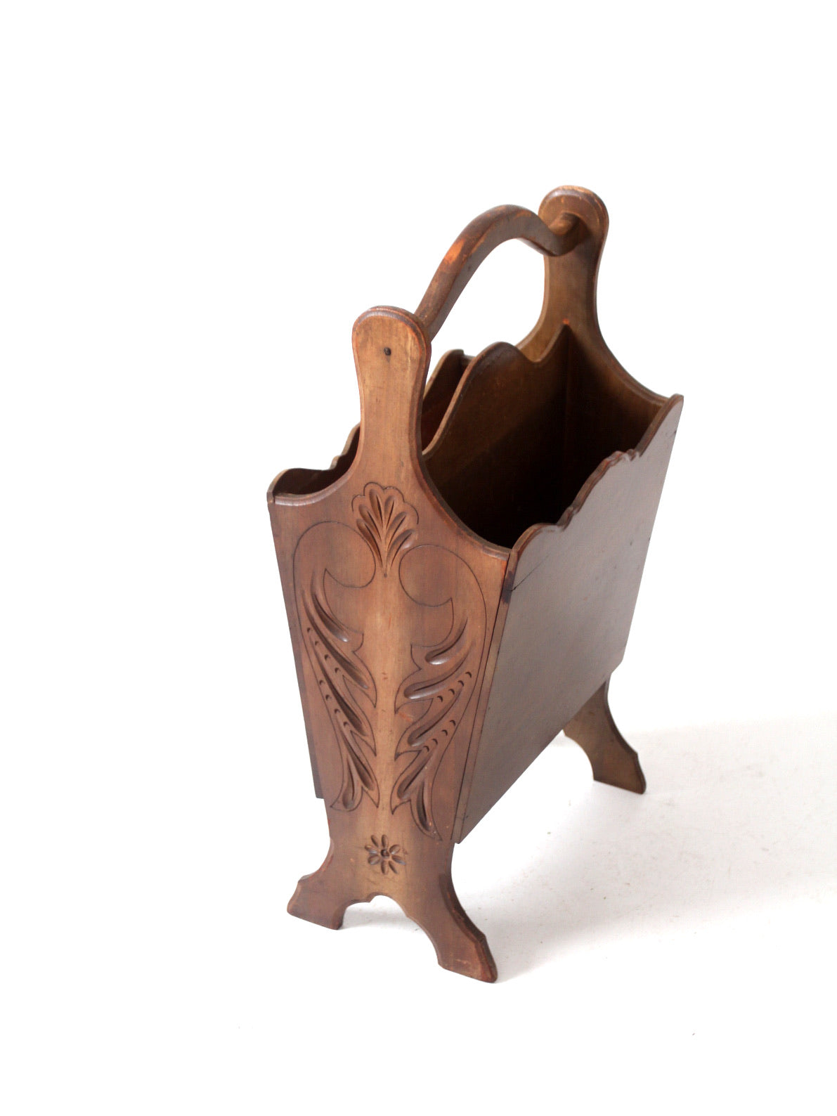 vintage magazine rack stand