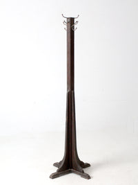 antique wooden coat rack