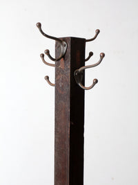antique wooden coat rack