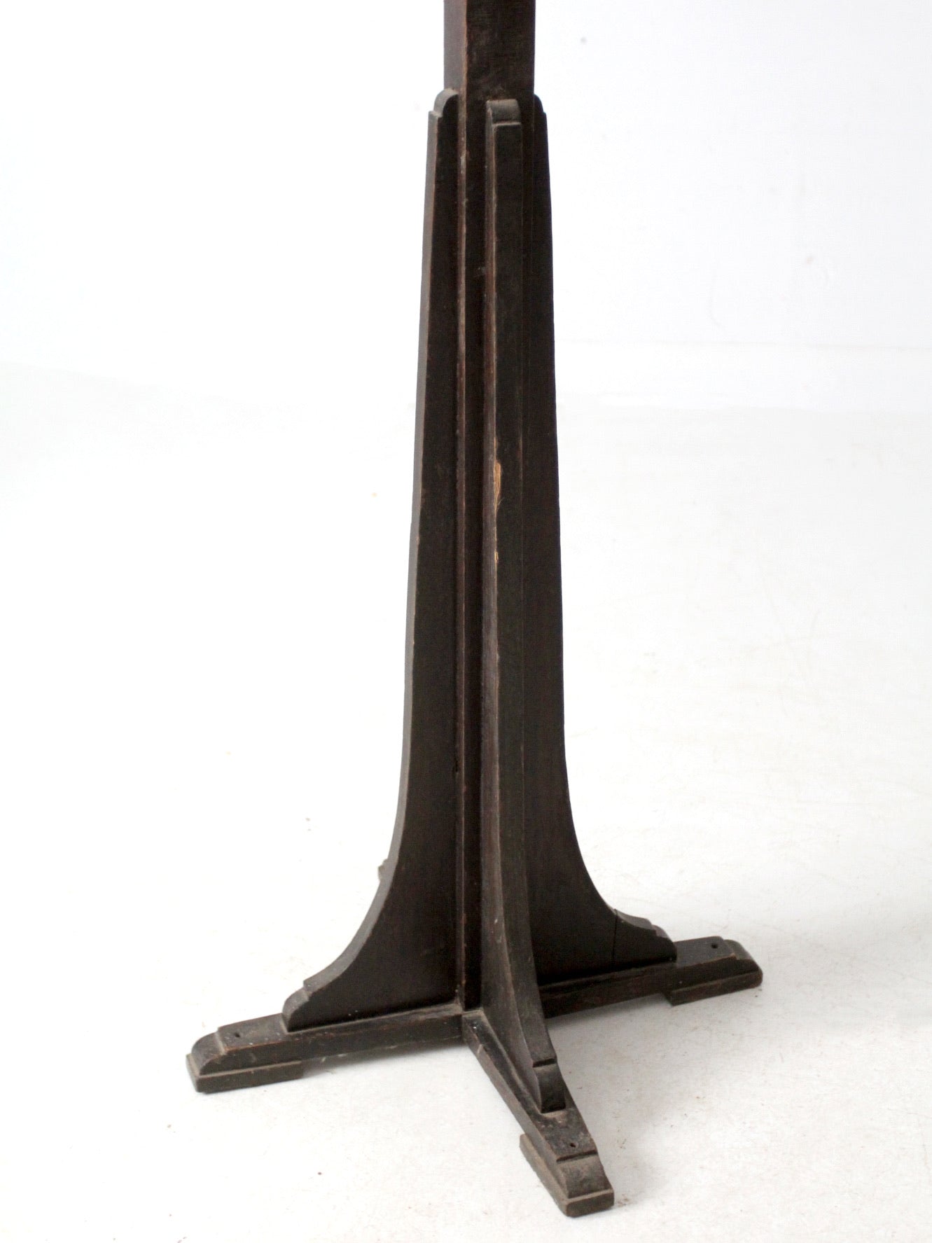 antique wooden coat rack
