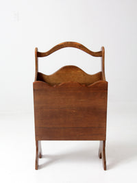 vintage magazine rack stand