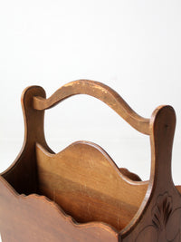 vintage magazine rack stand