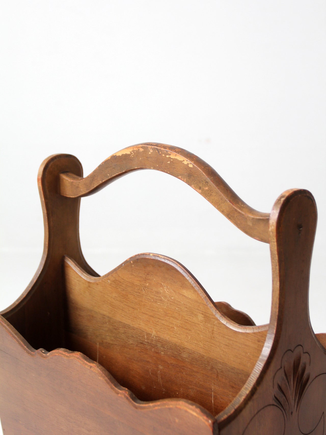 vintage magazine rack stand