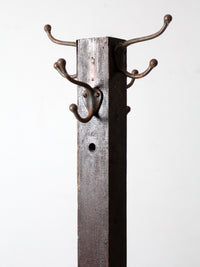 antique wooden coat rack