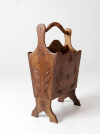 vintage magazine rack stand