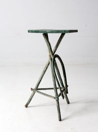antique Adriondack twig table