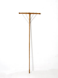 antique wooden hay rake