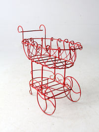 vintage outdoor wire planter