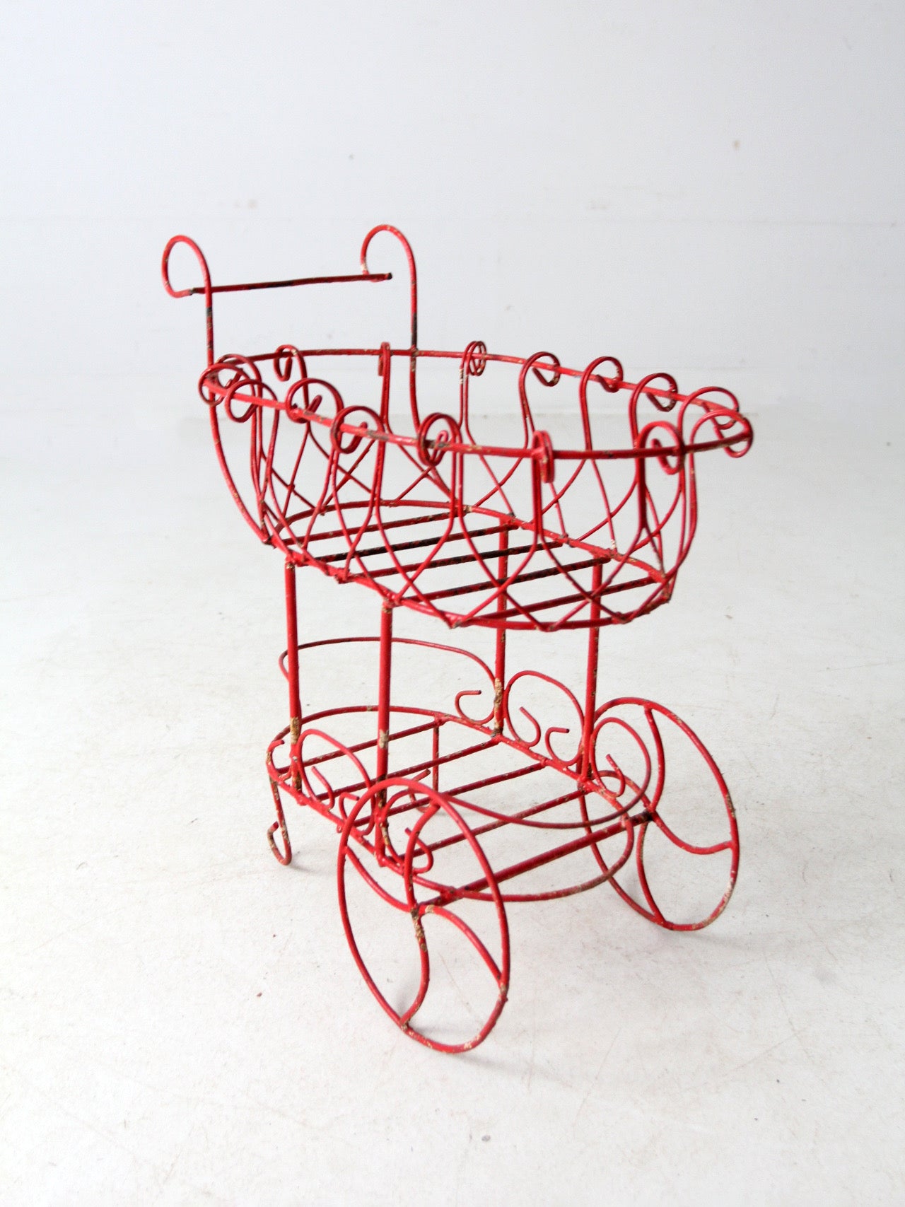 vintage outdoor wire planter