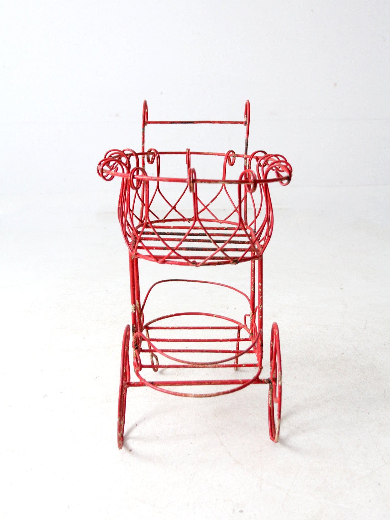 vintage outdoor wire planter