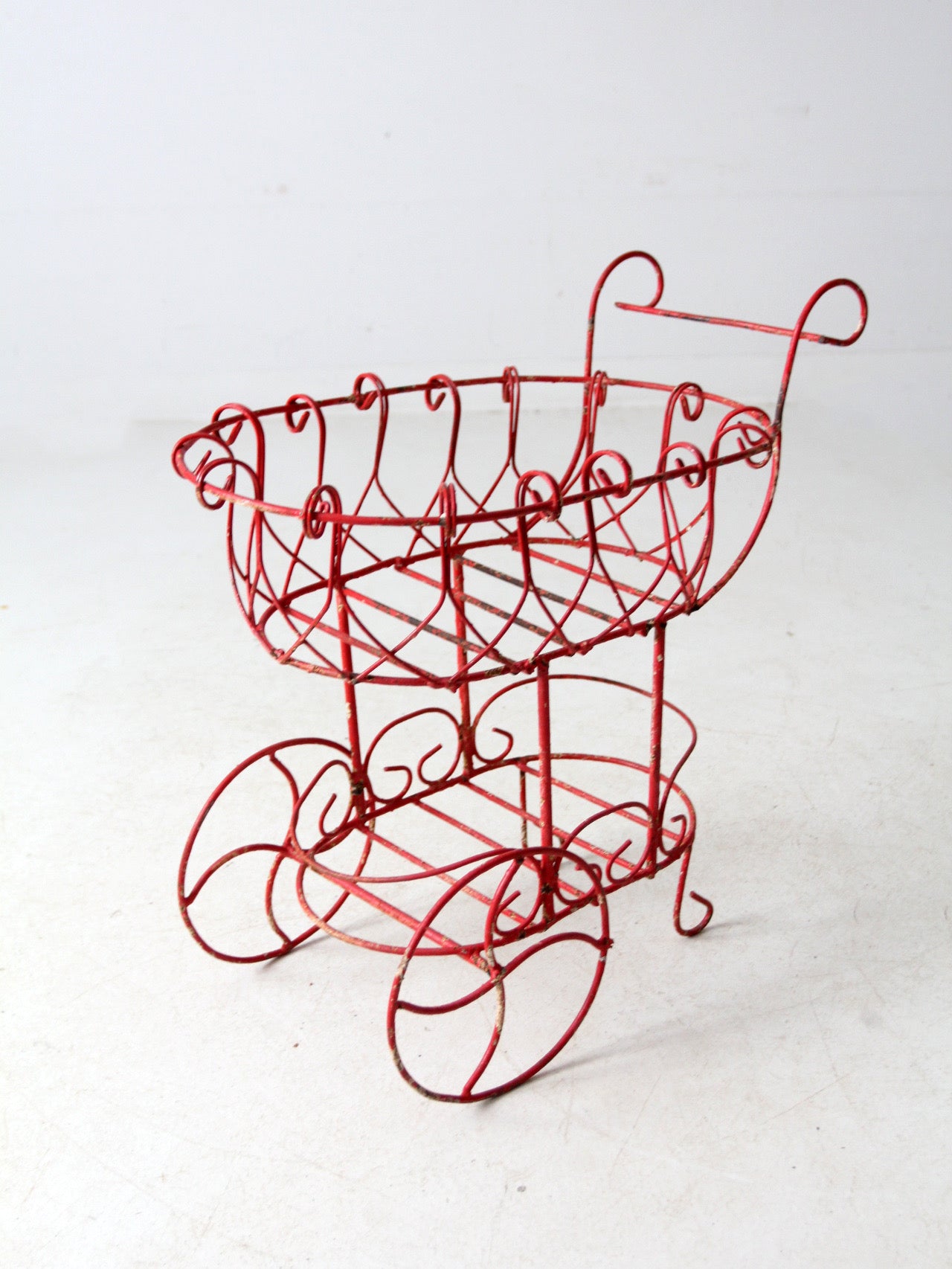 vintage outdoor wire planter