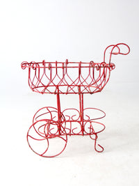 vintage outdoor wire planter