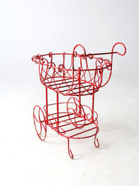 vintage outdoor wire planter