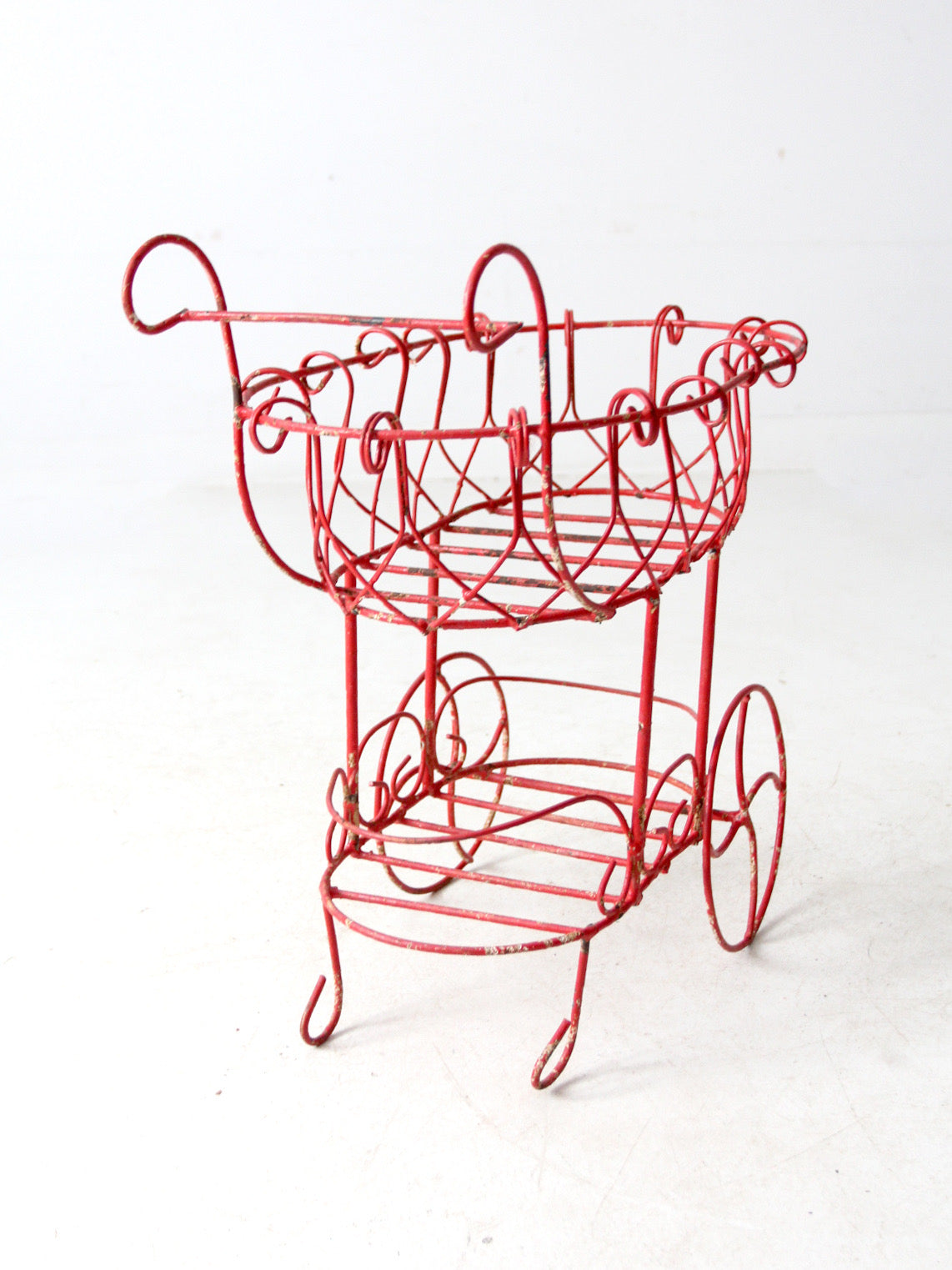 vintage outdoor wire planter