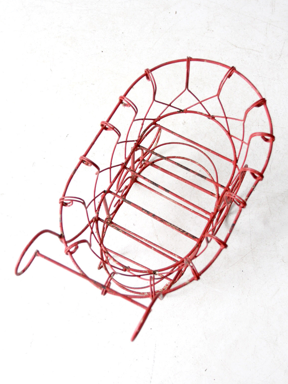 vintage outdoor wire planter