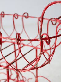 vintage outdoor wire planter