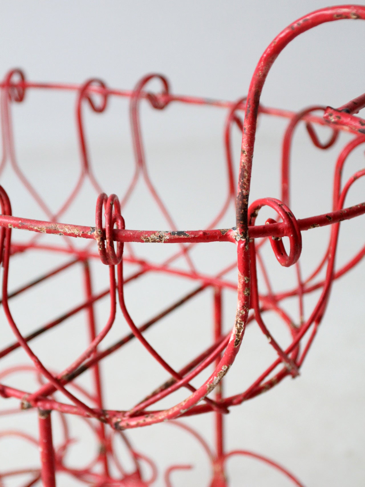 vintage outdoor wire planter