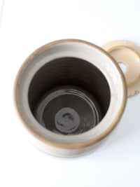 vintage Marshall Pottery stoneware butter churn