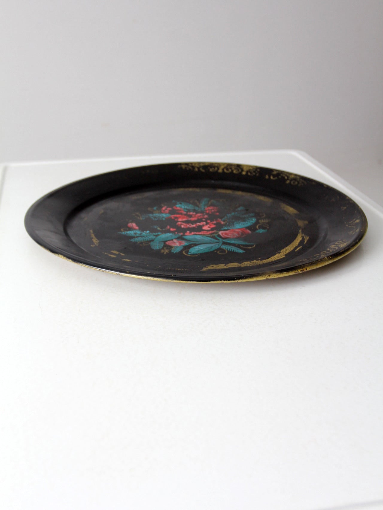 vintage tole tray