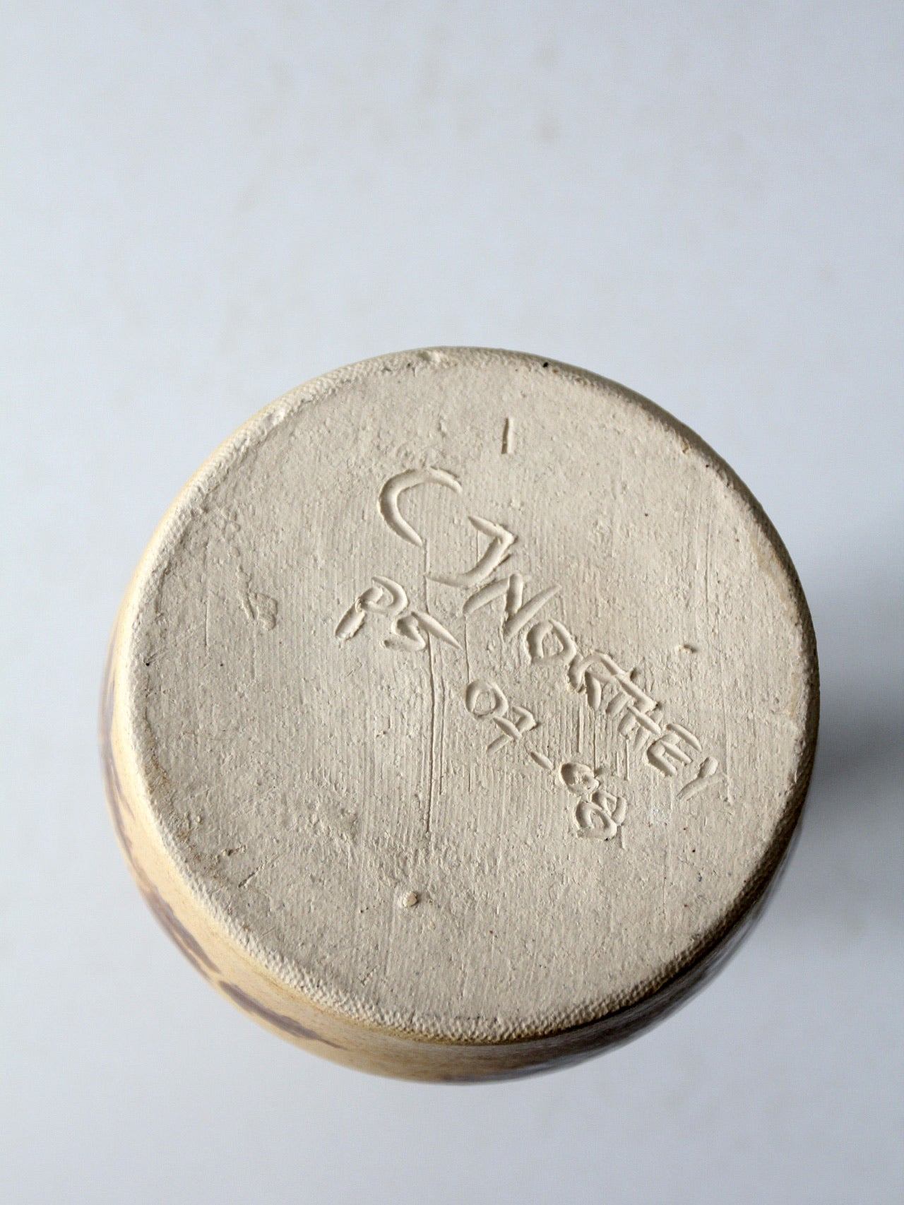 vintage studio pottery vase