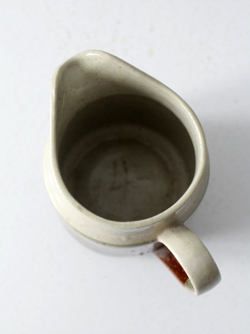 vintage Takashi pottery pitcher