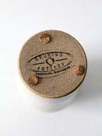 vintage Bruning Pottery vase