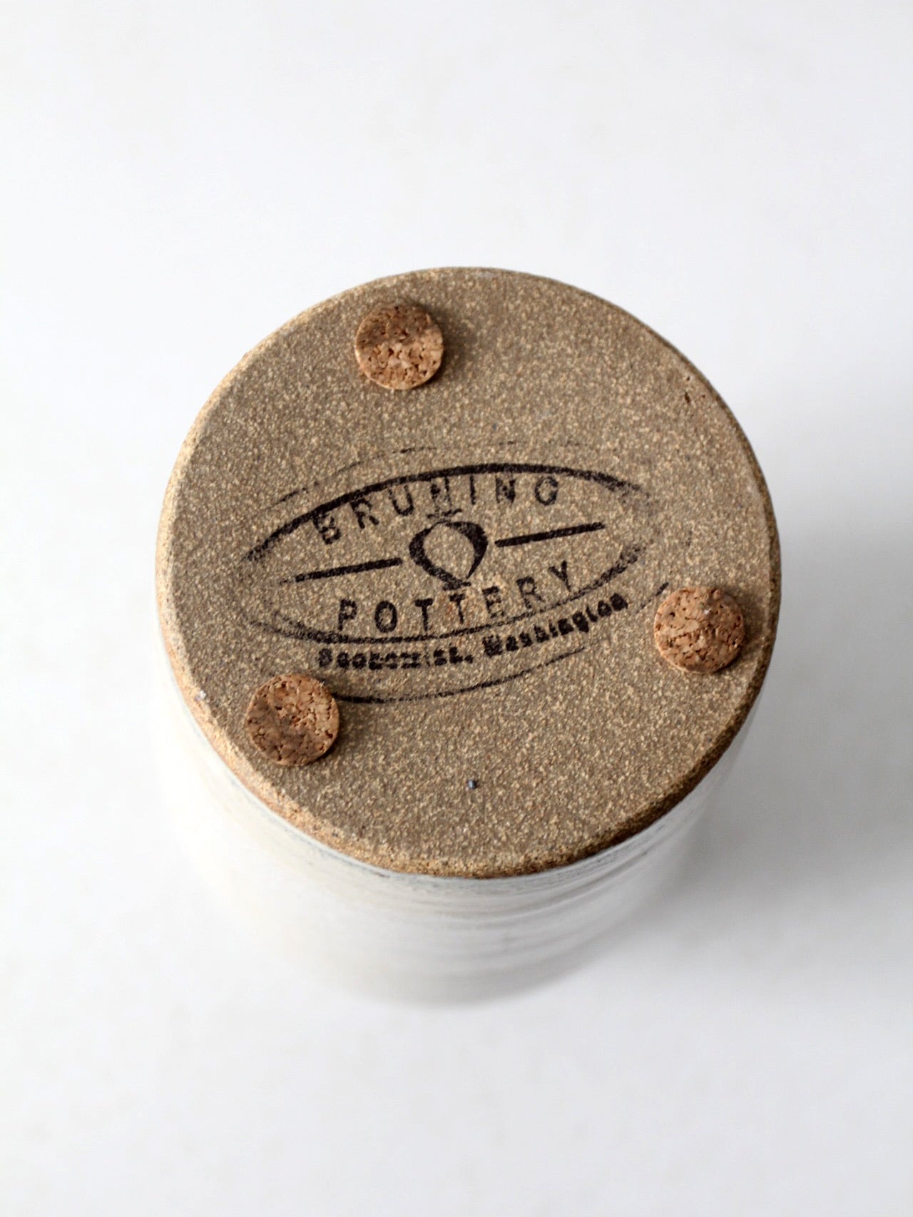 vintage Bruning Pottery vase