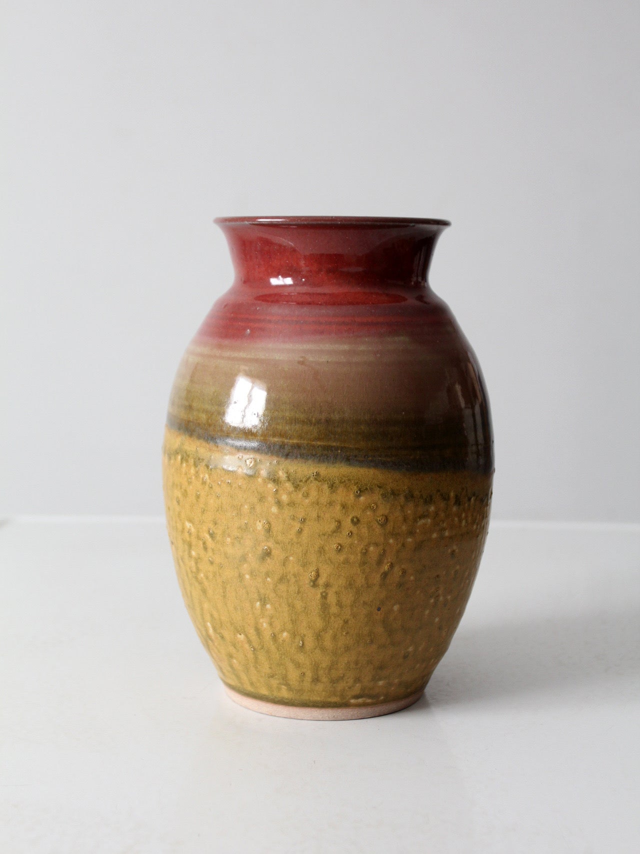 vintage Lantern Hill studio pottery vase