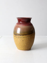 vintage Lantern Hill studio pottery vase