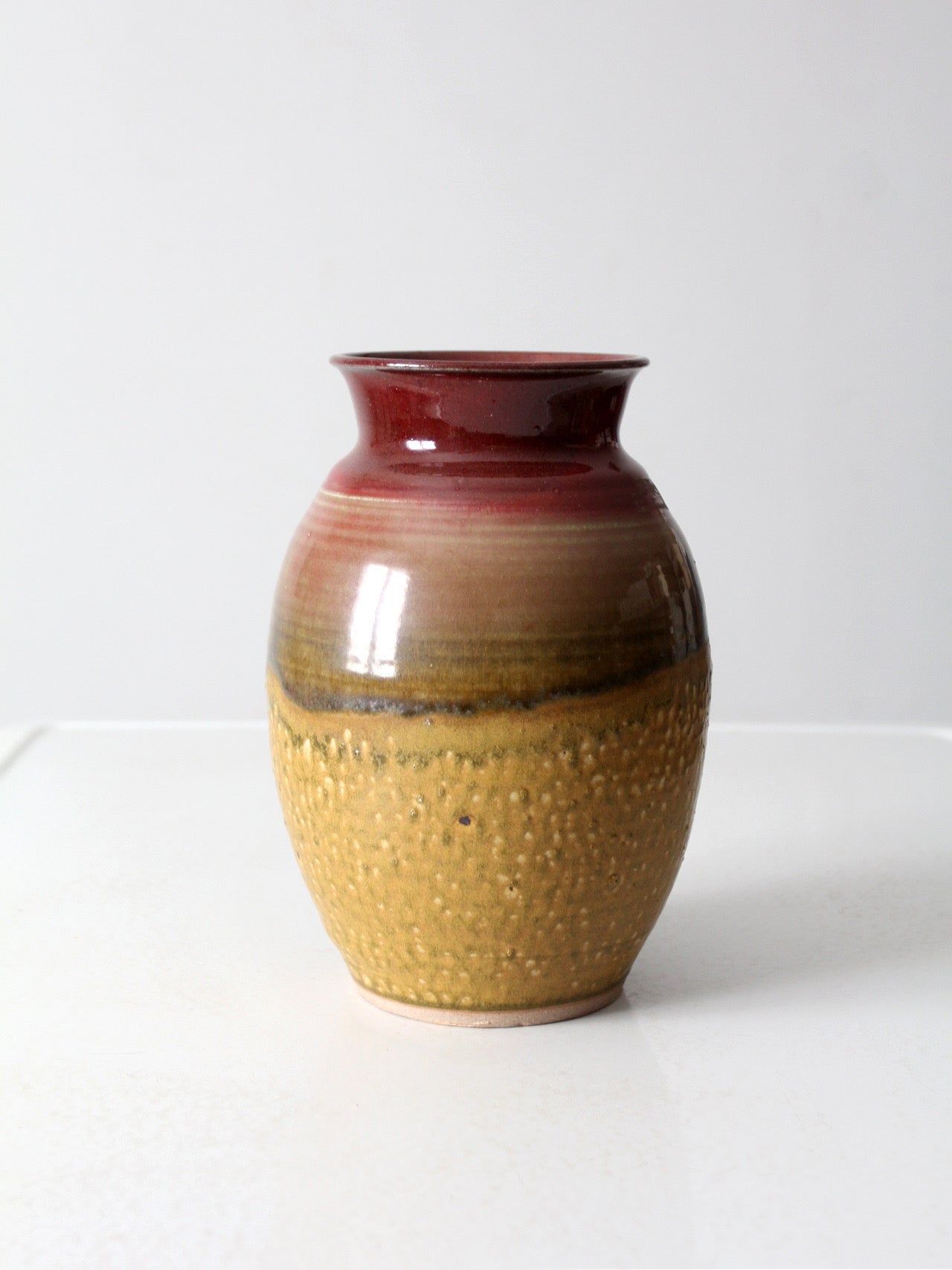 vintage Lantern Hill studio pottery vase