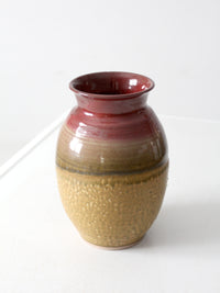 vintage Lantern Hill studio pottery vase