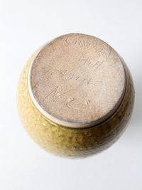 vintage Lantern Hill studio pottery vase