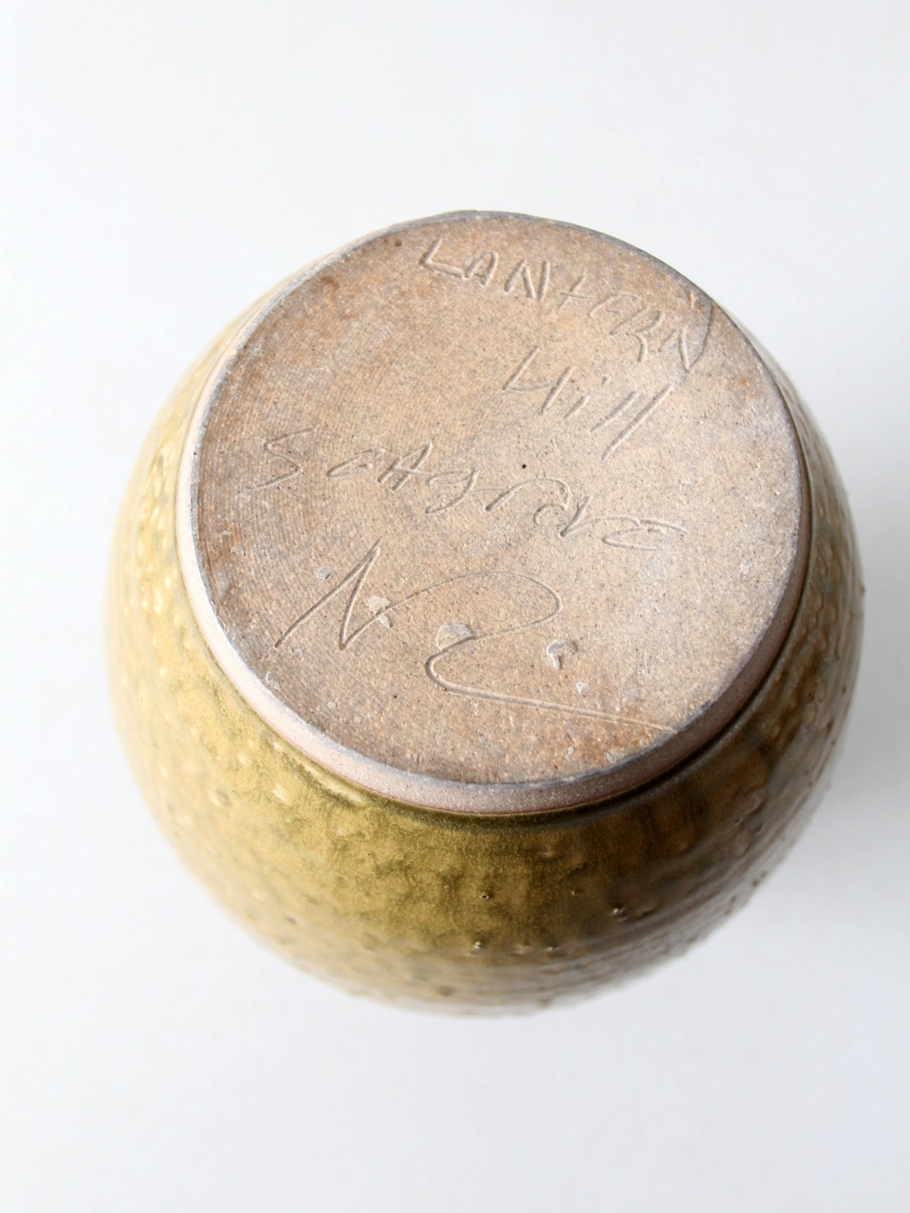 vintage Lantern Hill studio pottery vase