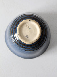 vintage studio pottery bowl