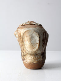 vintage studio pottery free form vase