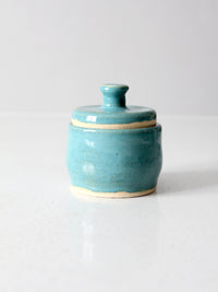 vintage studio pottery jar