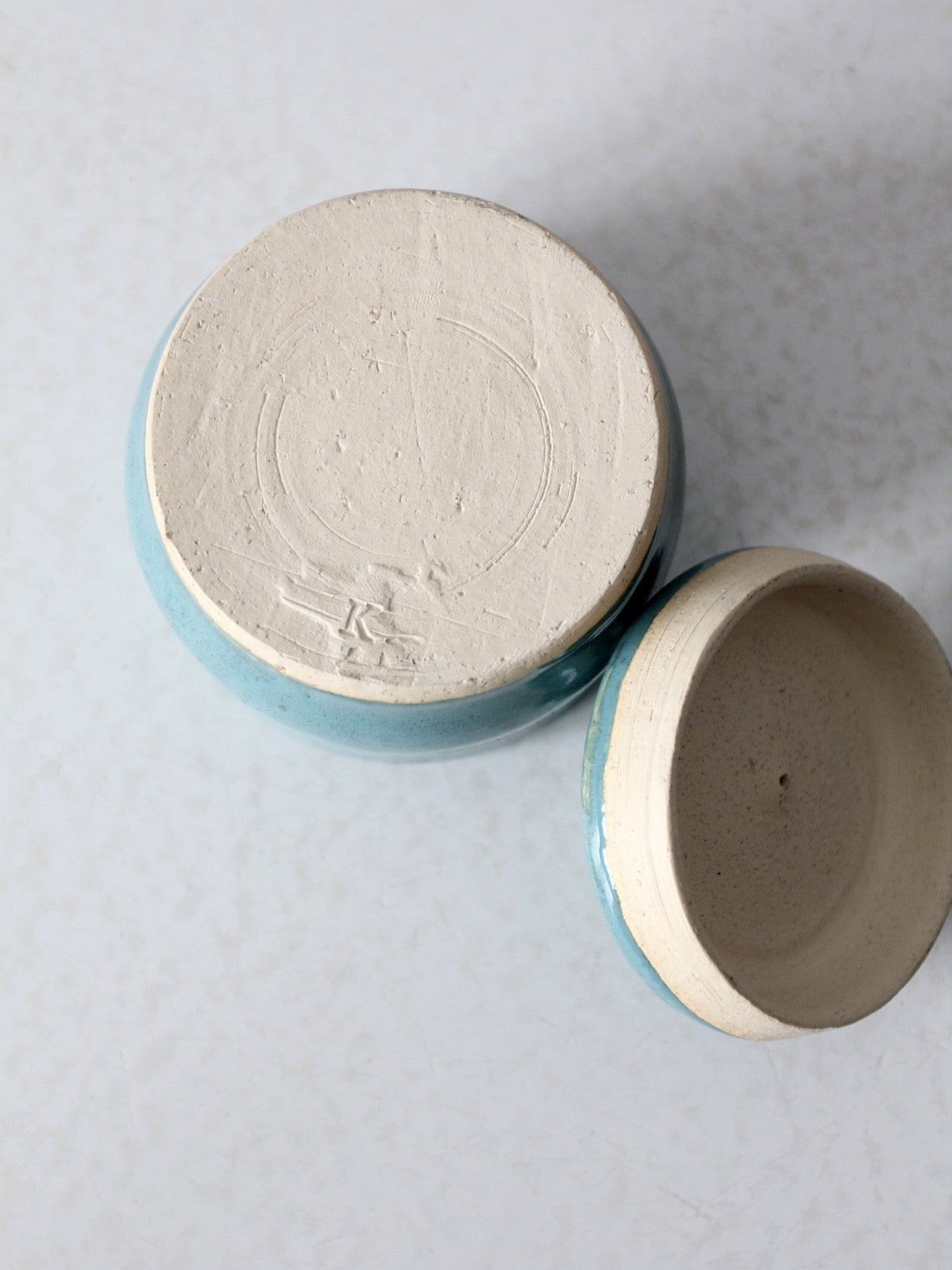 vintage studio pottery jar