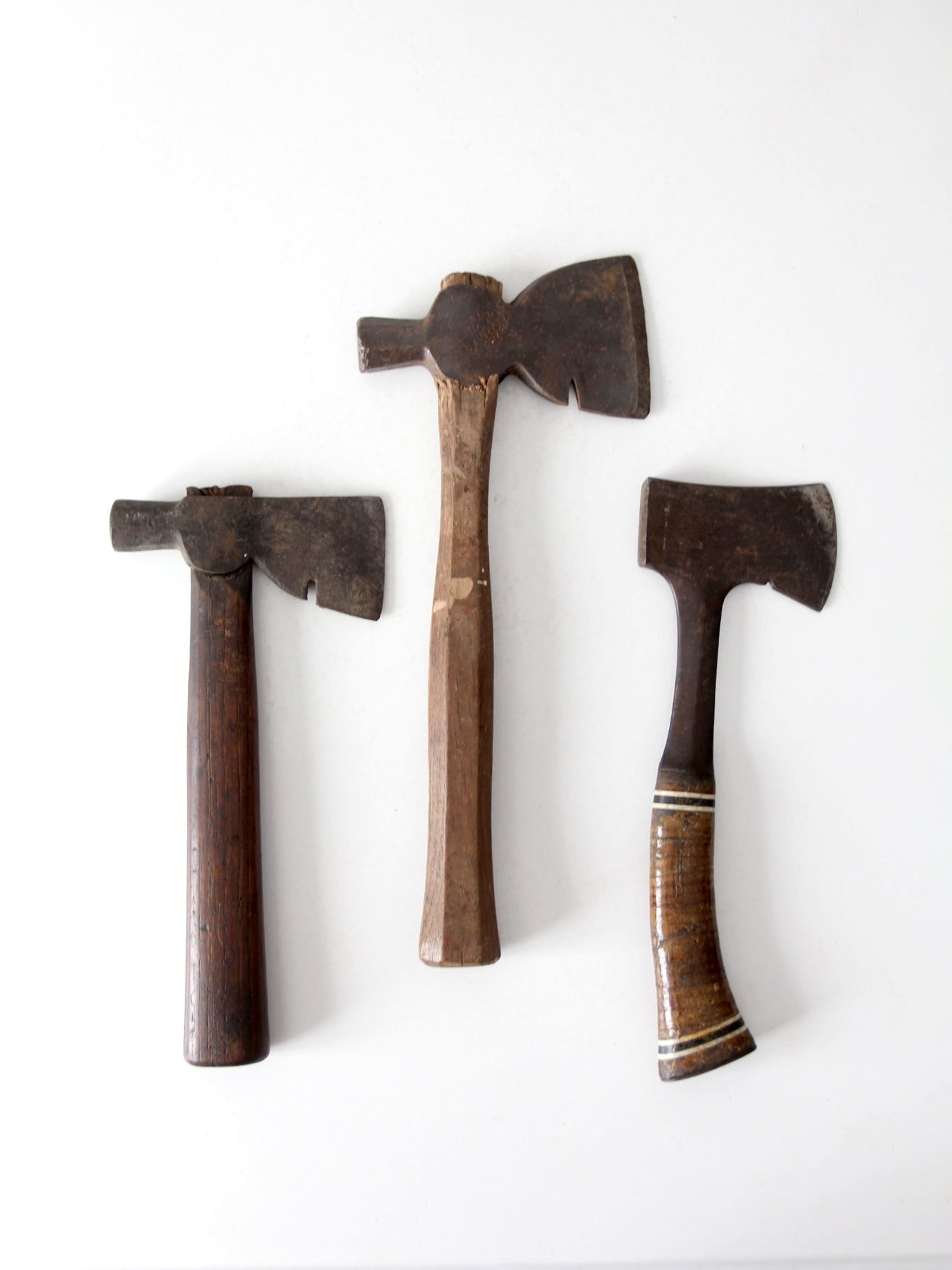 antique primitive hatchet collection
