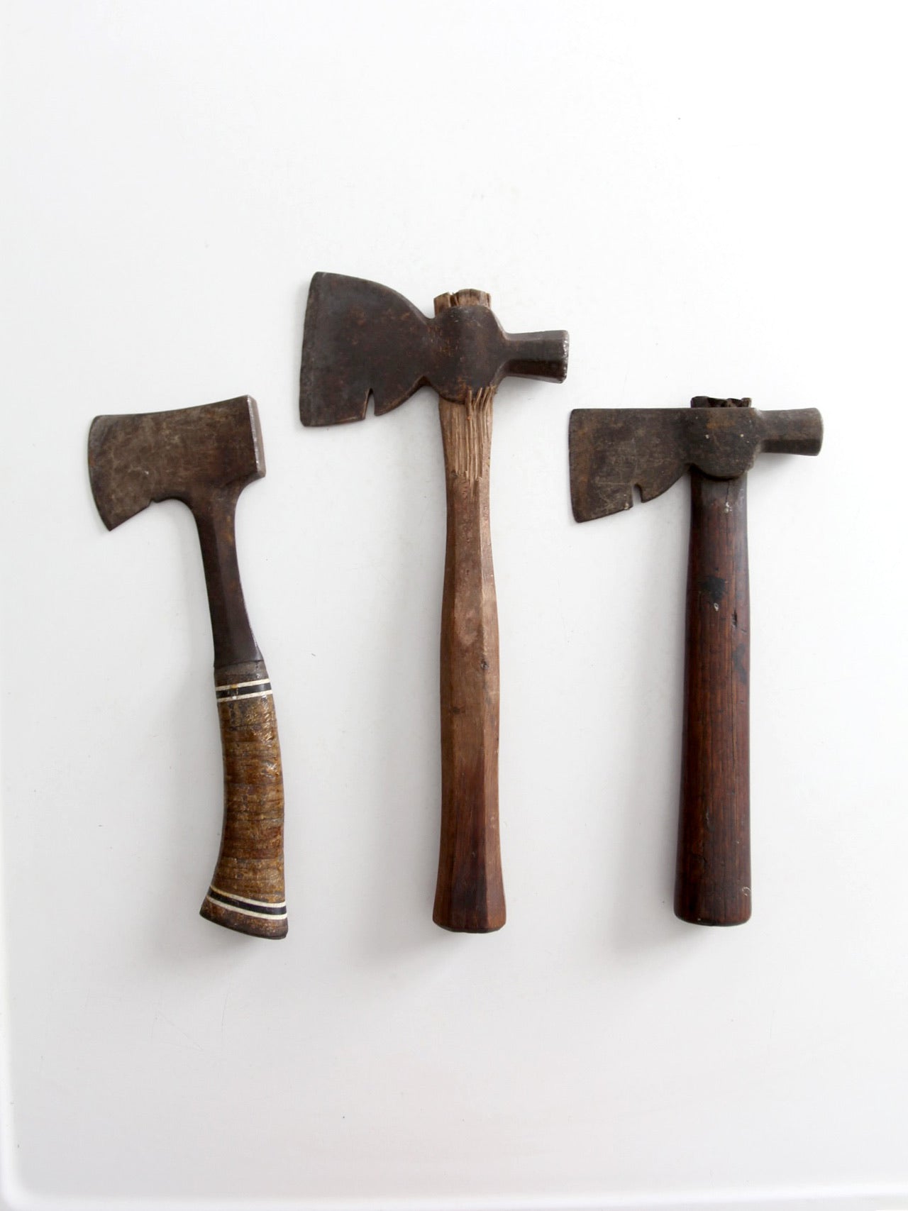 antique primitive hatchet collection
