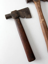 antique primitive hatchet collection