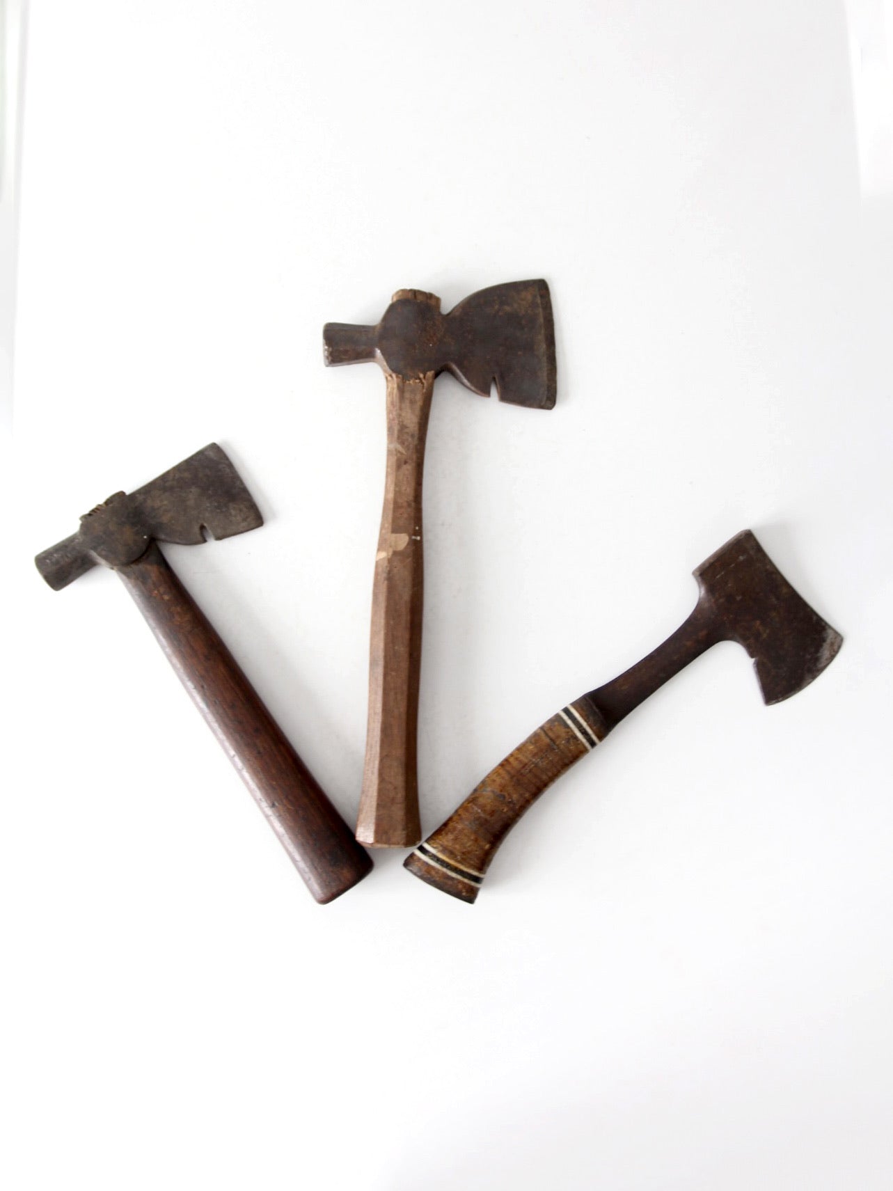 antique primitive hatchet collection