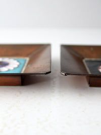 mid-century Desert House Crafts Tile Pair