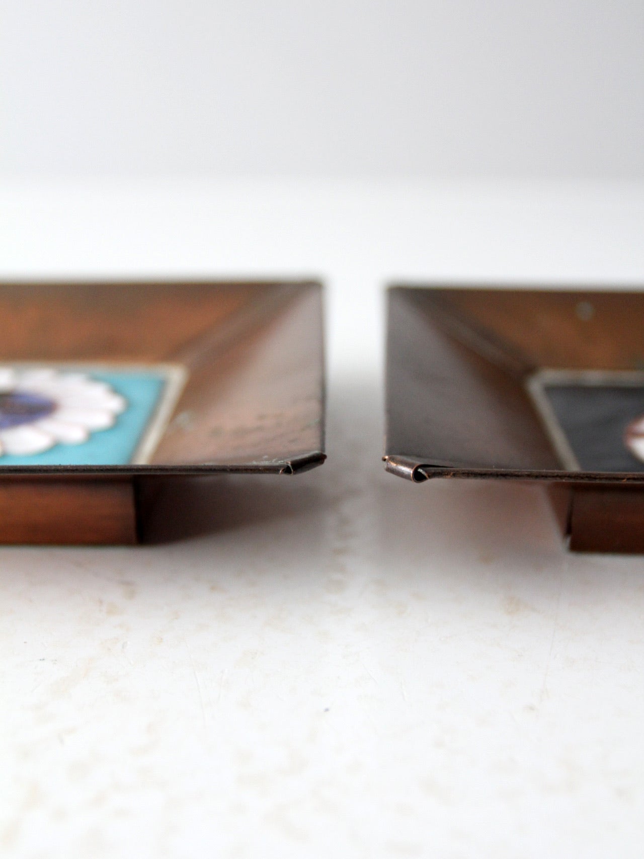 mid-century Desert House Crafts Tile Pair