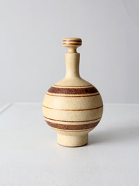 mid-century Pottery Craft Compton decanter set