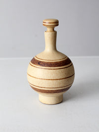 mid-century Pottery Craft Compton decanter set