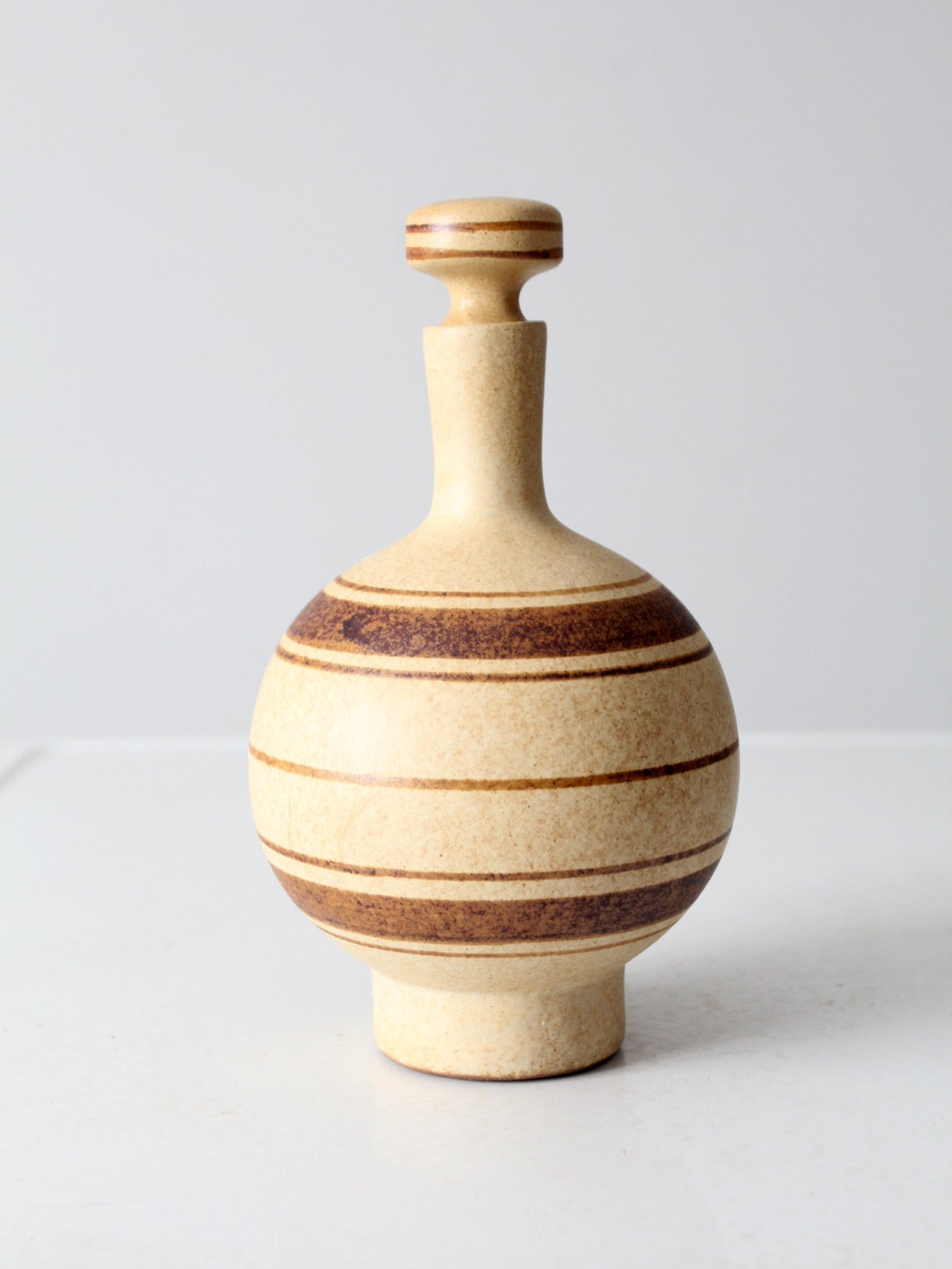 mid-century Pottery Craft Compton decanter set